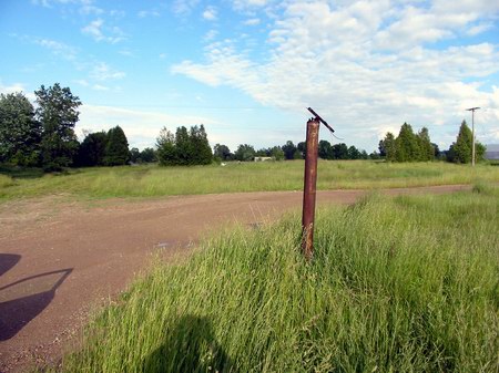 Burnside Drive-In Theatre - Driveway - Photo From Water Winter Wonderland (newer photo)